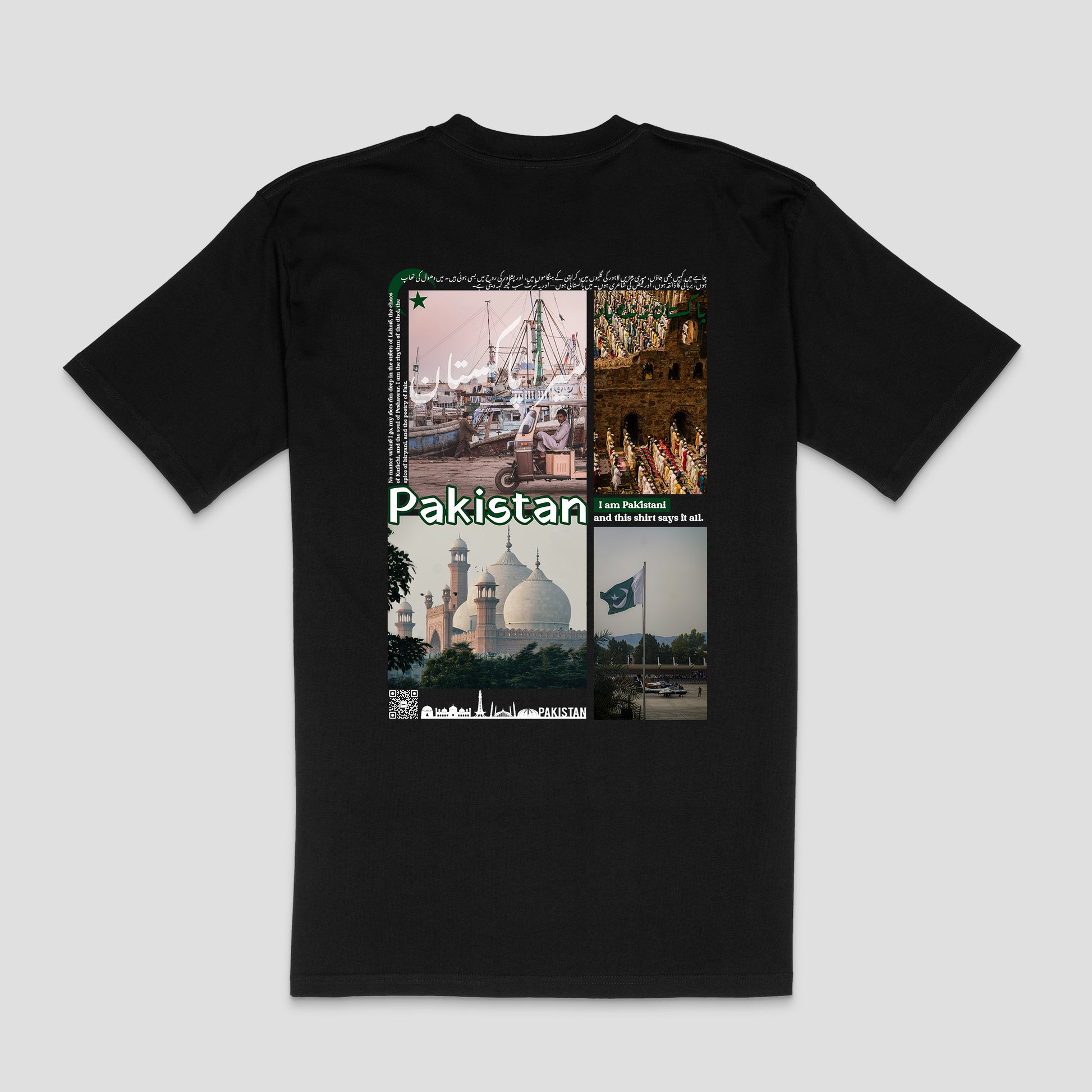 "I Am Pakistani" Heritage T-Shirt – Unisex | Zurayu Exclusive
