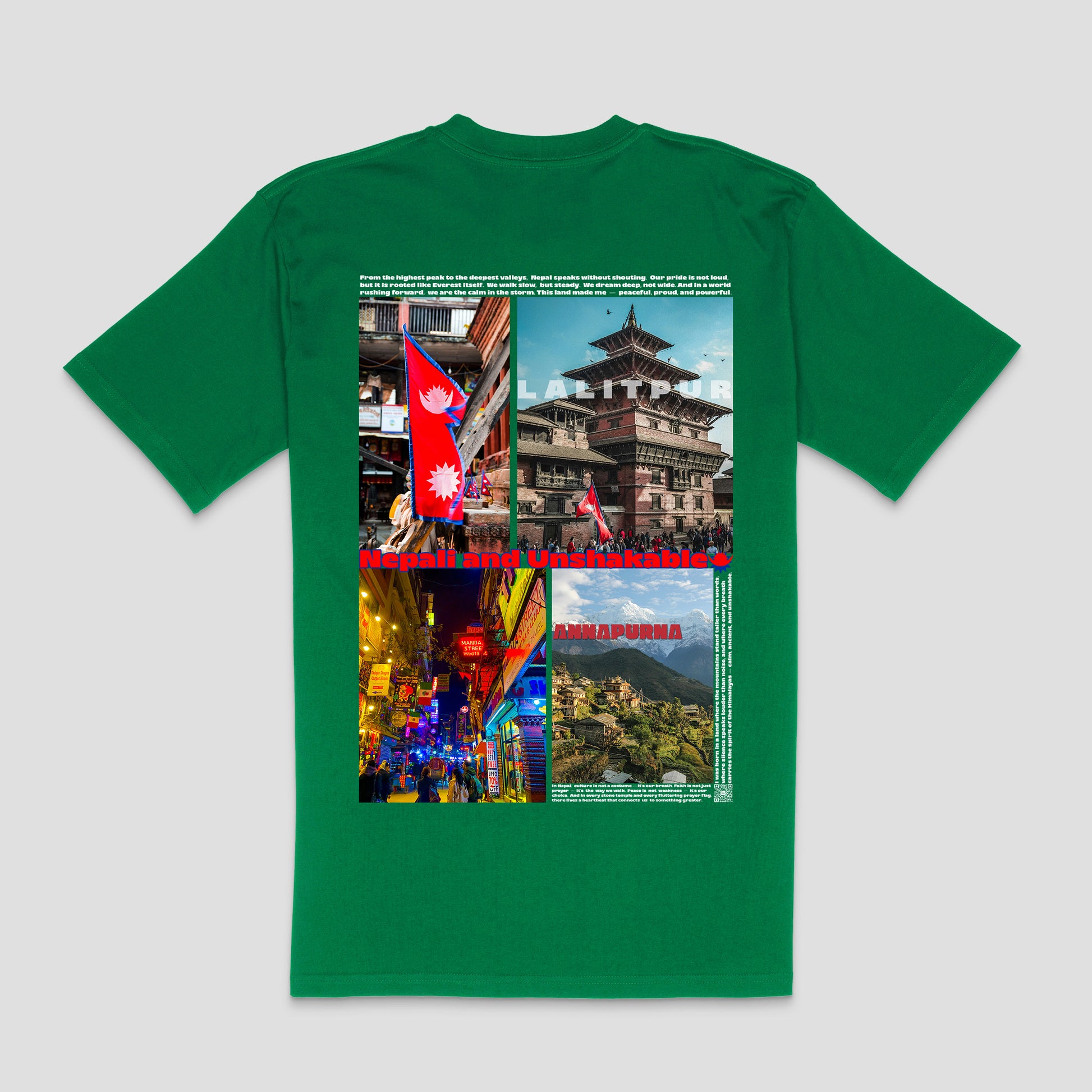 "Nepali and Unshakable" T-Shirt – Unisex | Zurayu Culture Series