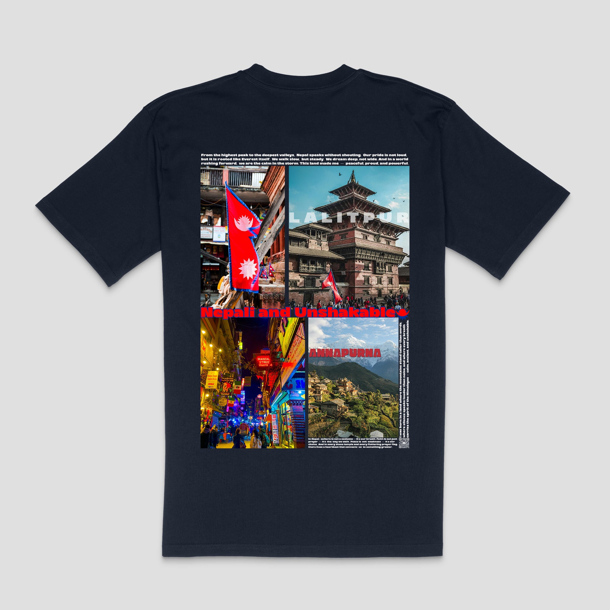 "Nepali and Unshakable" T-Shirt – Unisex | Zurayu Culture Series