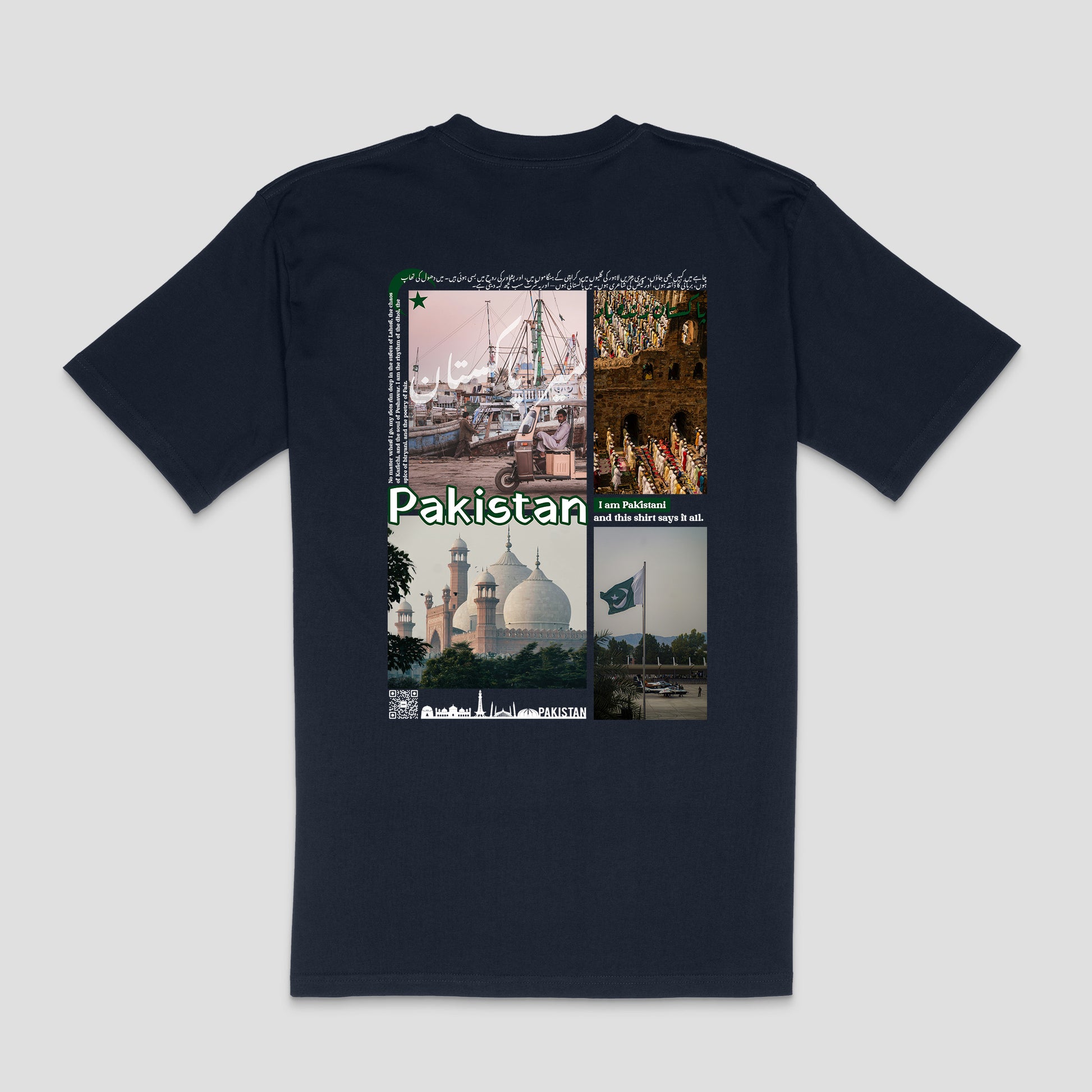 "I Am Pakistani" Heritage T-Shirt – Unisex | Zurayu Exclusive