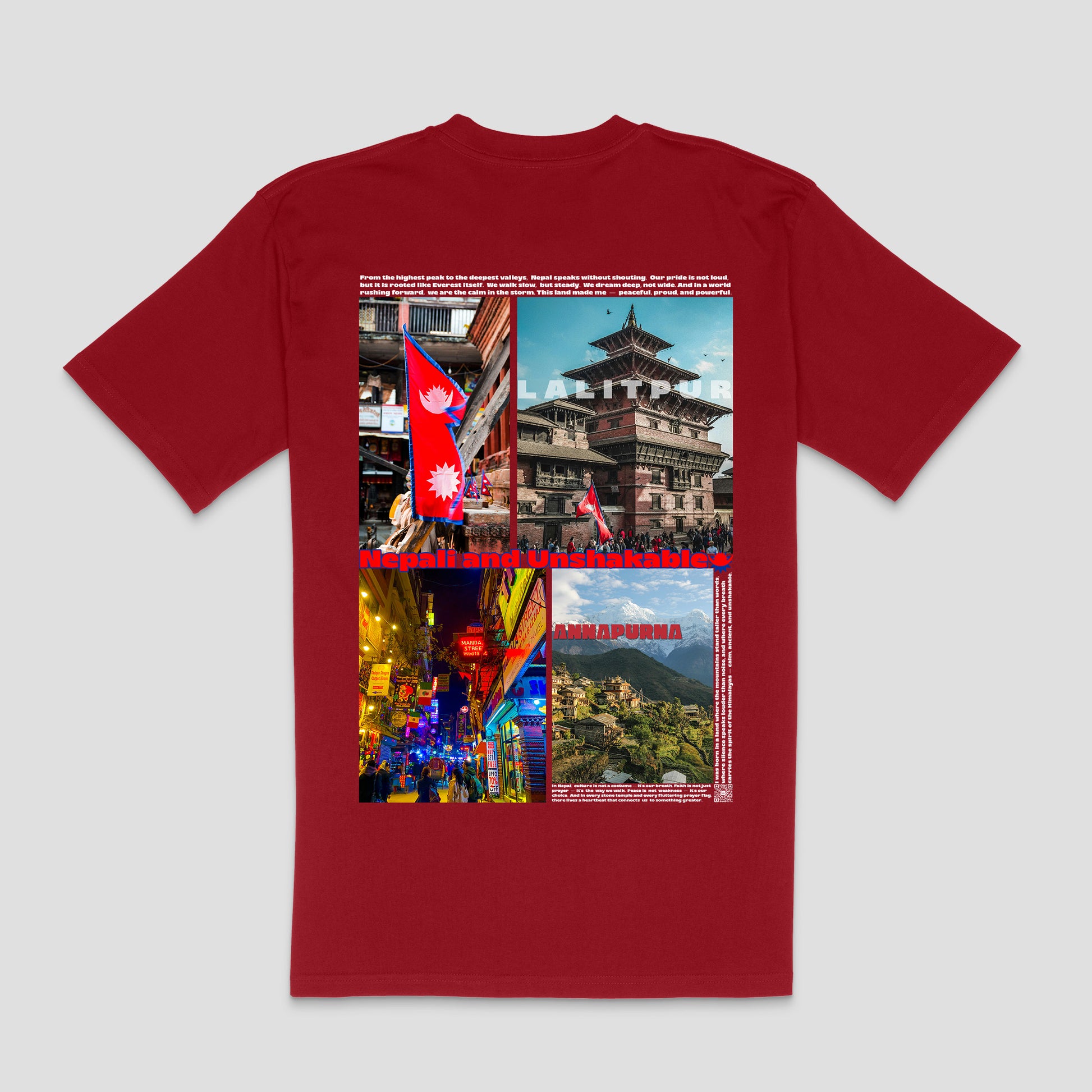 "Nepali and Unshakable" T-Shirt – Unisex | Zurayu Culture Series