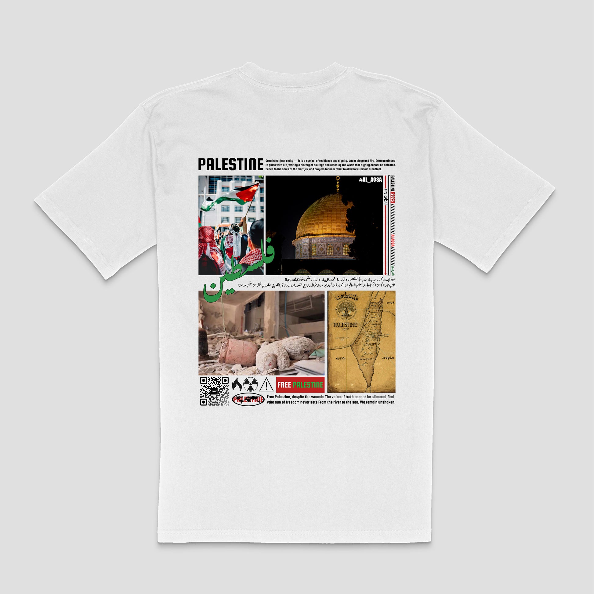 "Free Palestine" Statement T-Shirt – Unisex | Zurayu Original