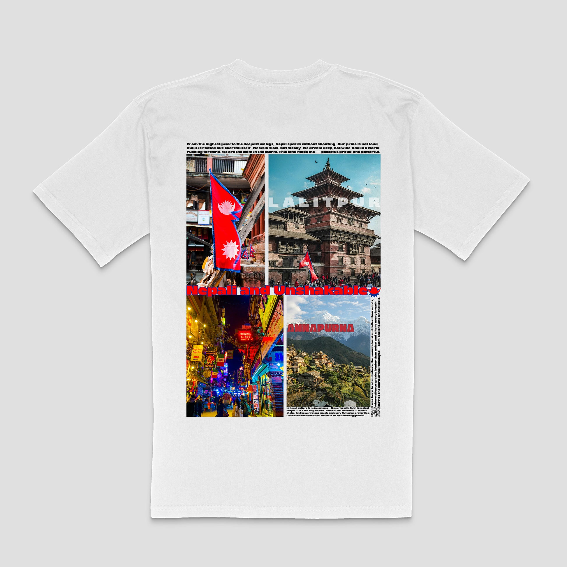 "Nepali and Unshakable" T-Shirt – Unisex | Zurayu Culture Series
