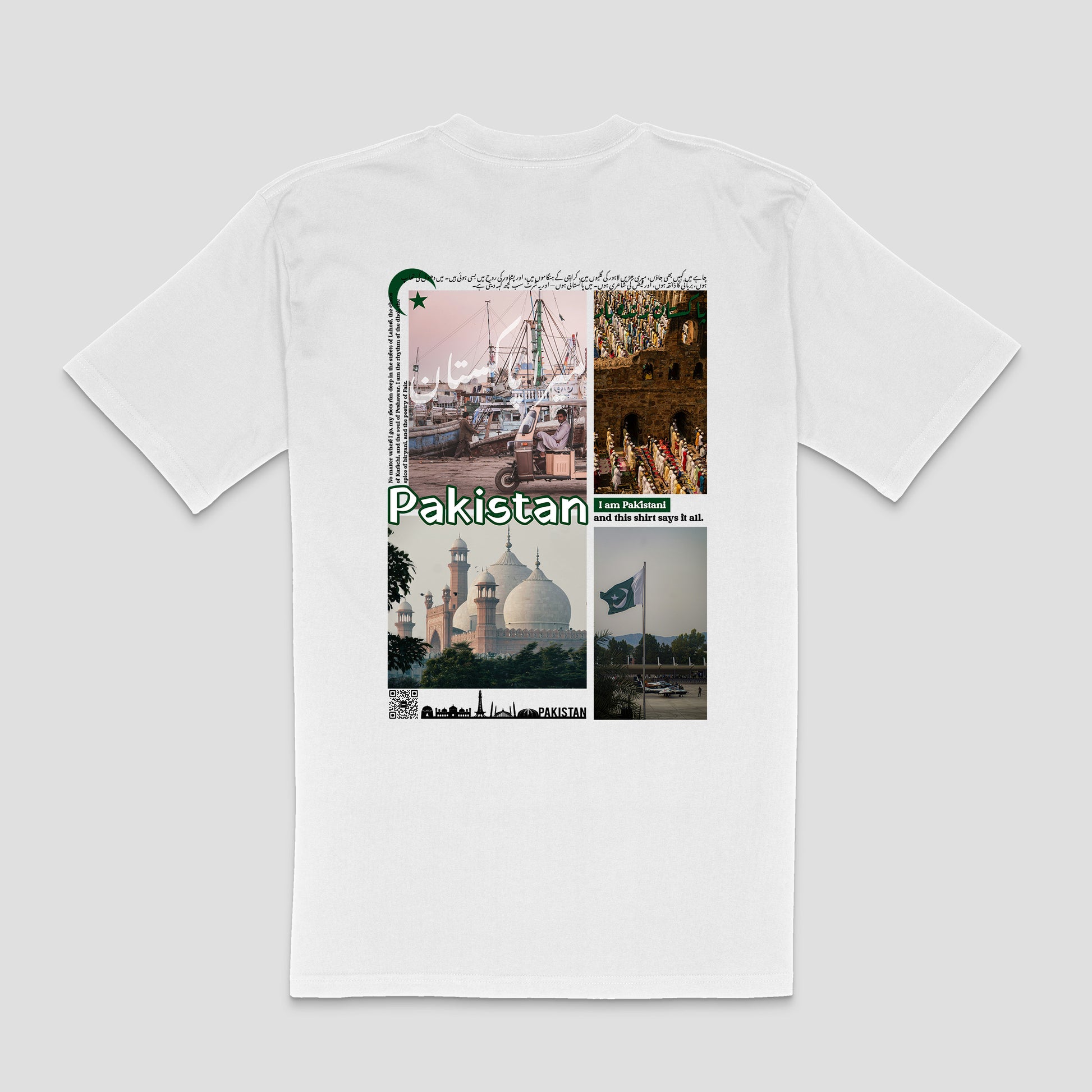 "I Am Pakistani" Heritage T-Shirt – Unisex | Zurayu Exclusive