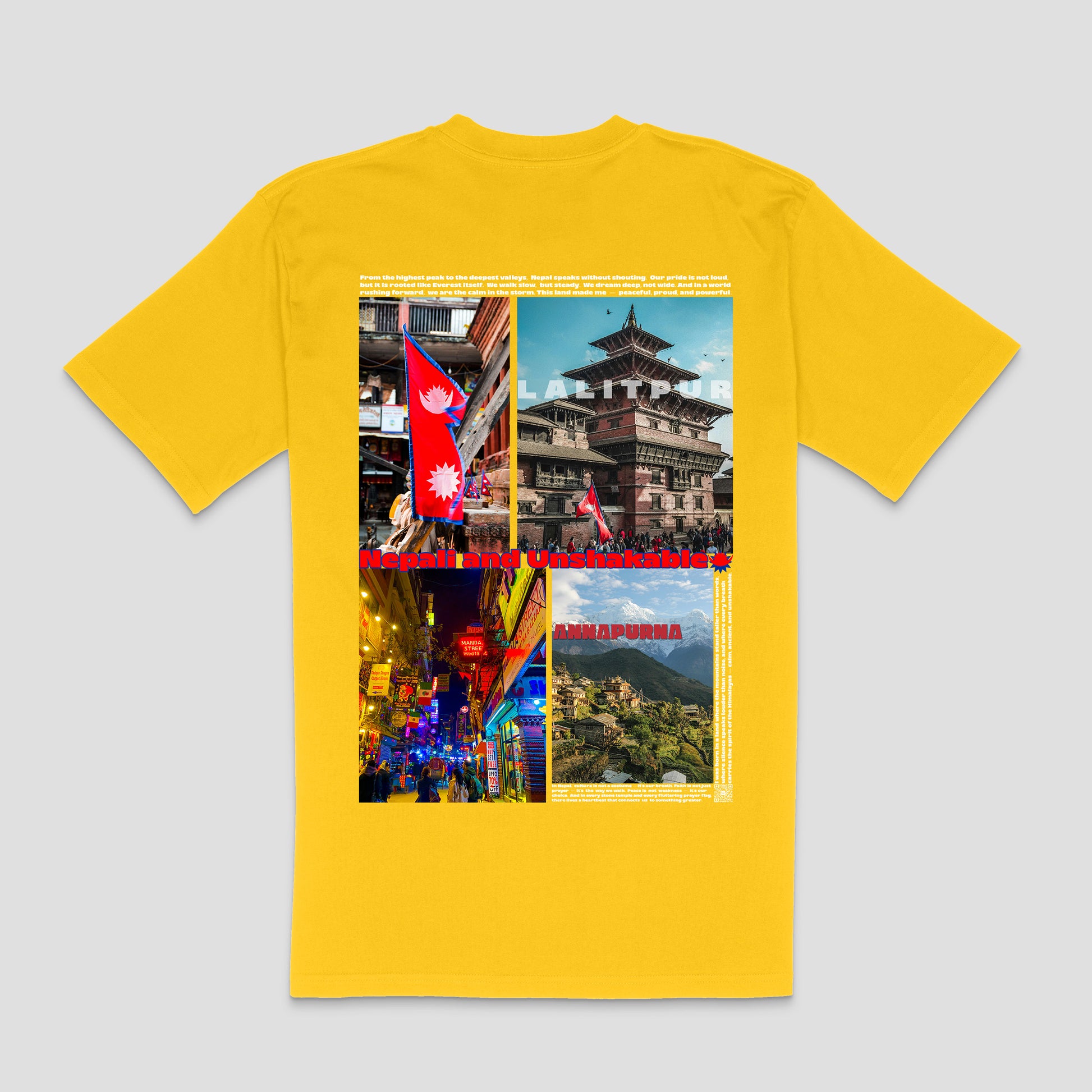 "Nepali and Unshakable" T-Shirt – Unisex | Zurayu Culture Series