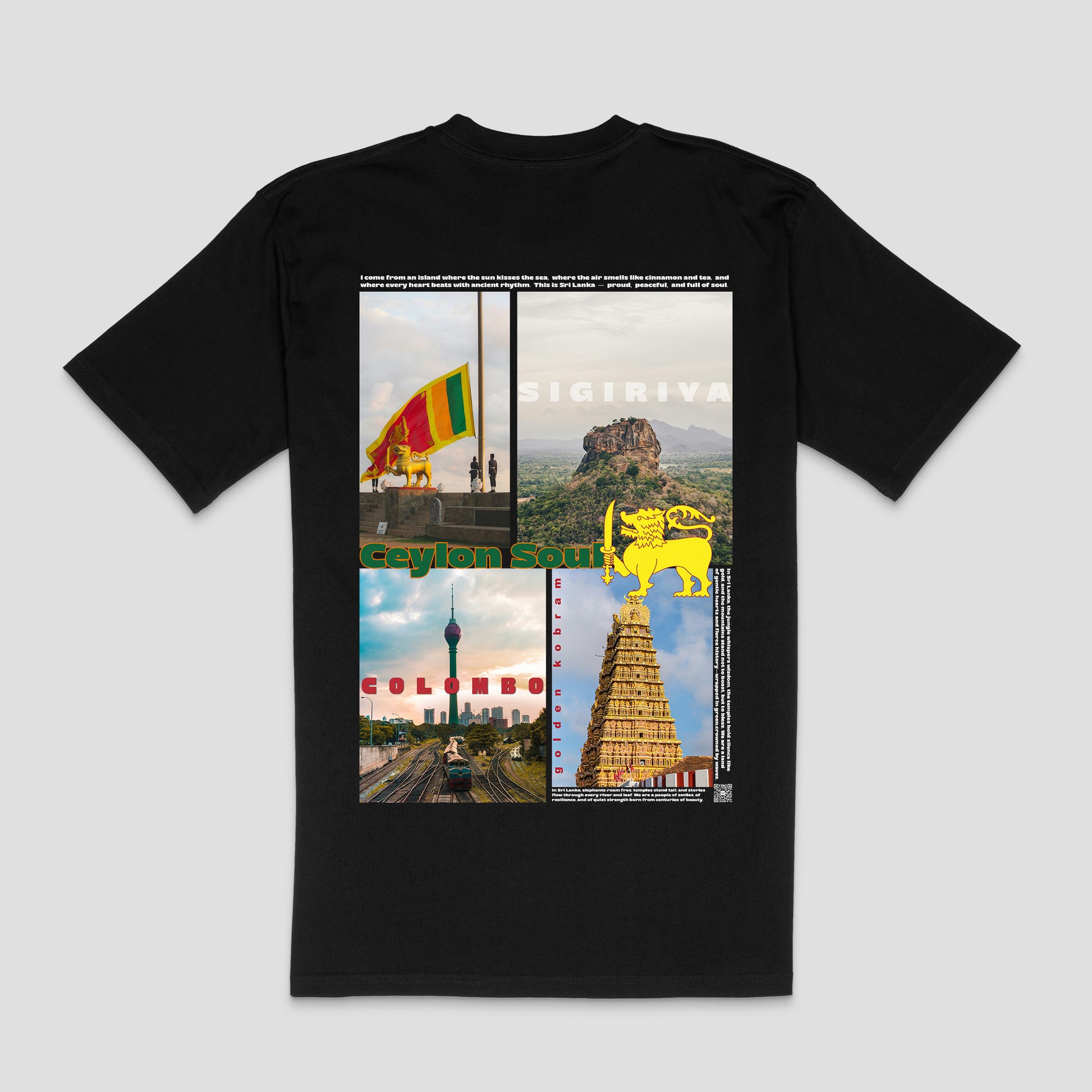 Ceylon Soul – Sri Lanka Heritage T-Shirt | Unisex | Zurayu Original