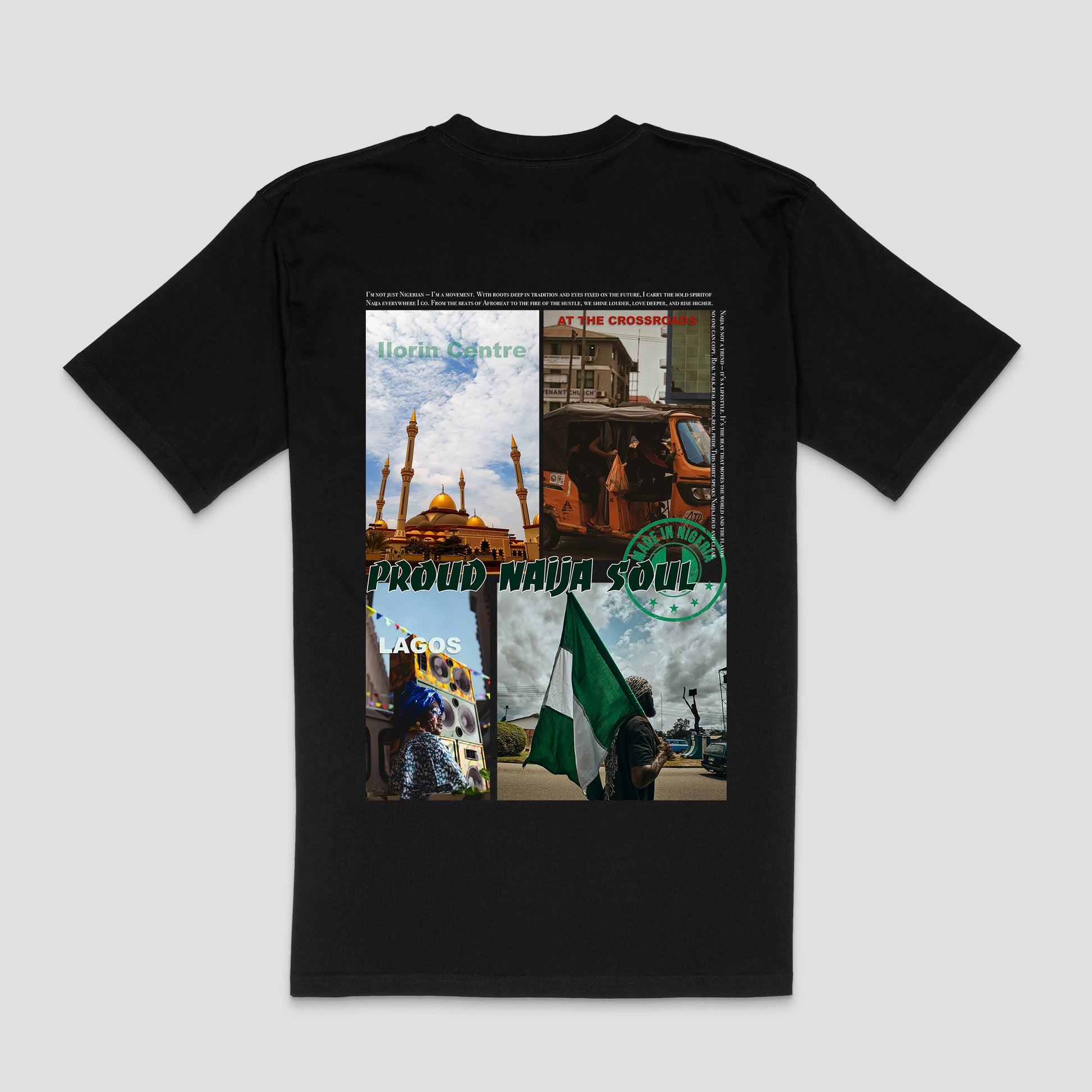 "Proud Naija Soul" Nigeria T-Shirt – Unisex | Zurayu Culture Series