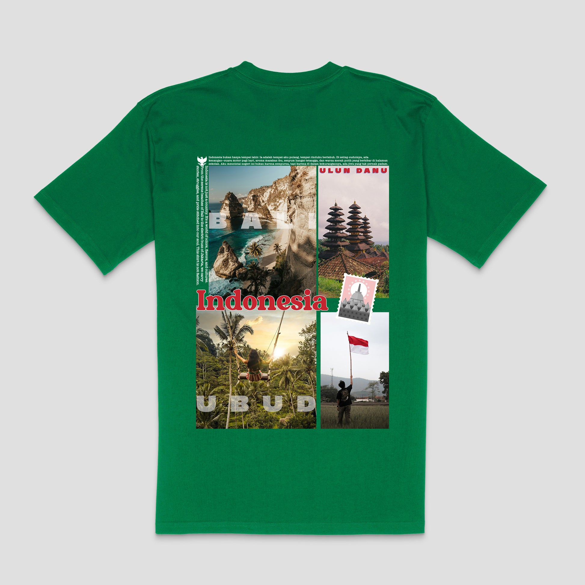 "Red and White Soul" Indonesia T-Shirt – Unisex | Zurayu Culture Series