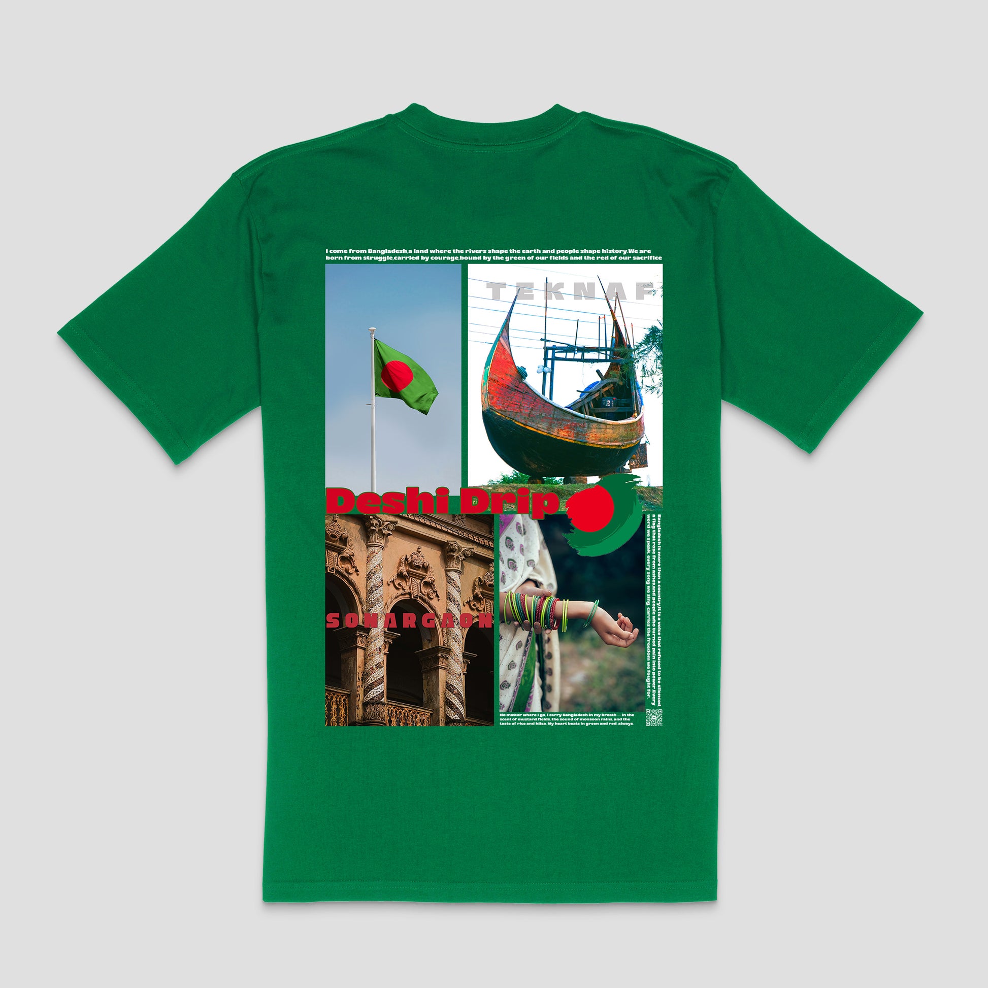 Deshi Drip – Bangladesh Heritage T-Shirt | Unisex | Zurayu Original