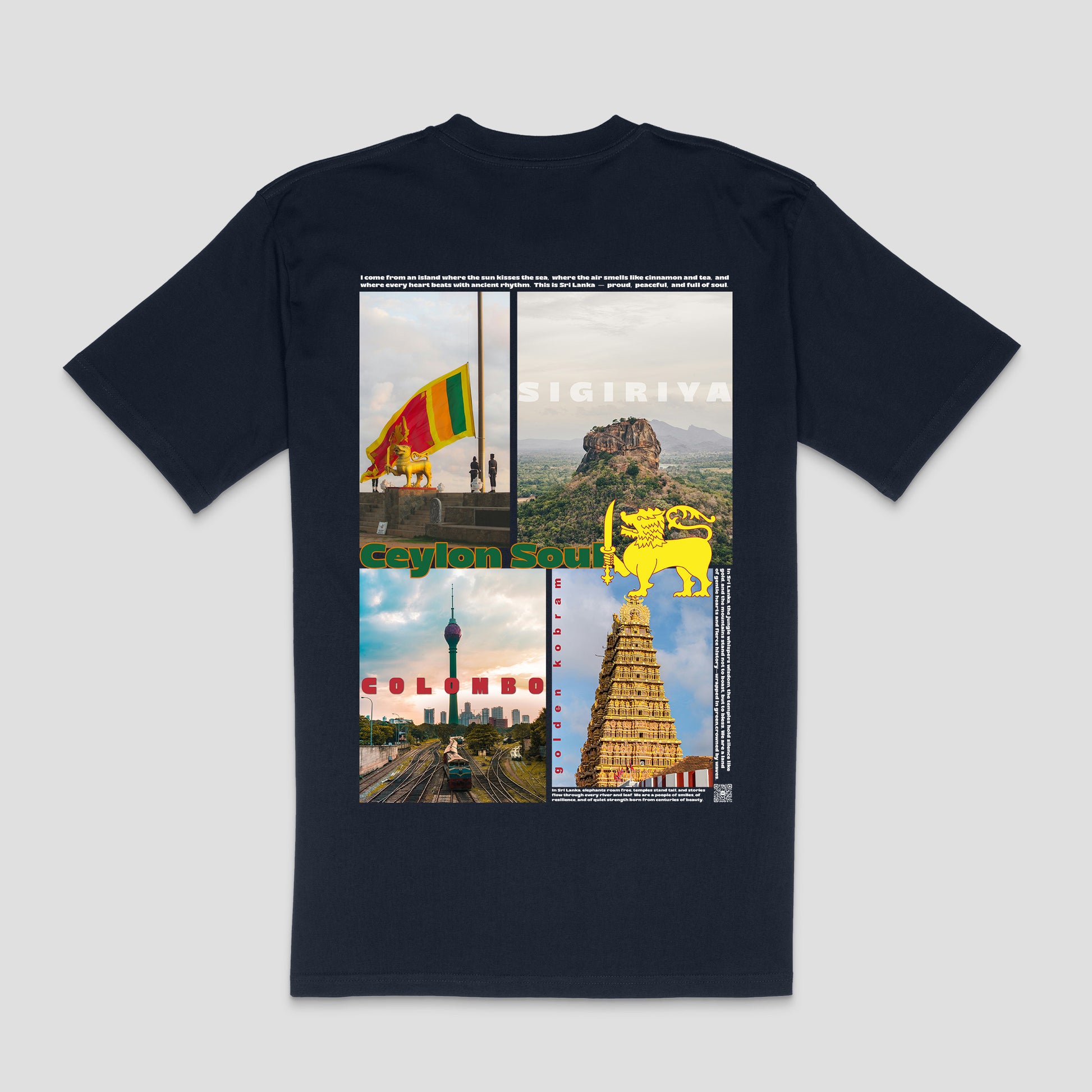 Ceylon Soul – Sri Lanka Heritage T-Shirt | Unisex | Zurayu Original