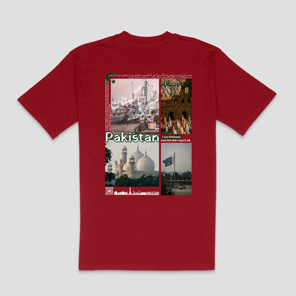 "I Am Pakistani" Heritage T-Shirt – Unisex | Zurayu Exclusive