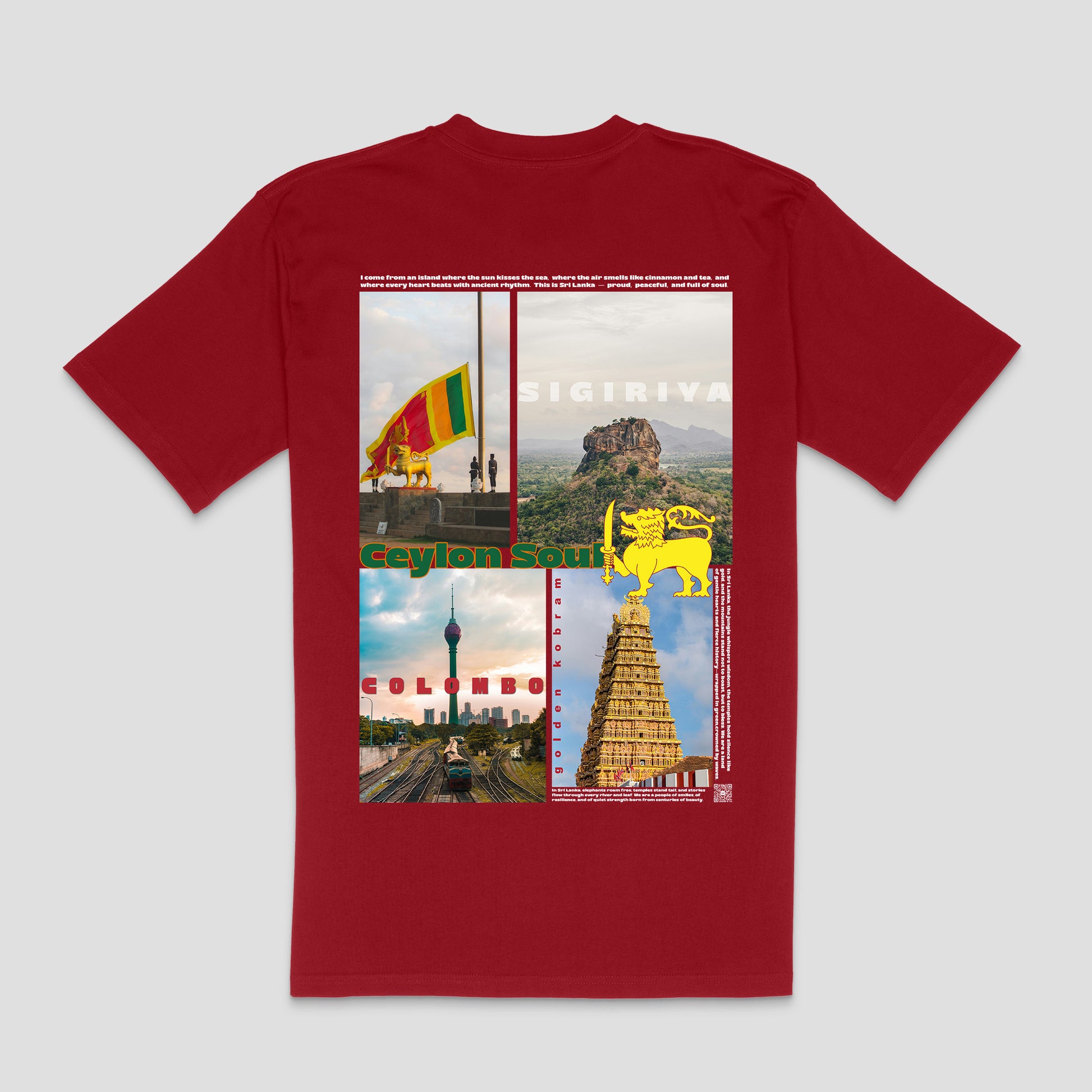 Ceylon Soul – Sri Lanka Heritage T-Shirt | Unisex | Zurayu Original