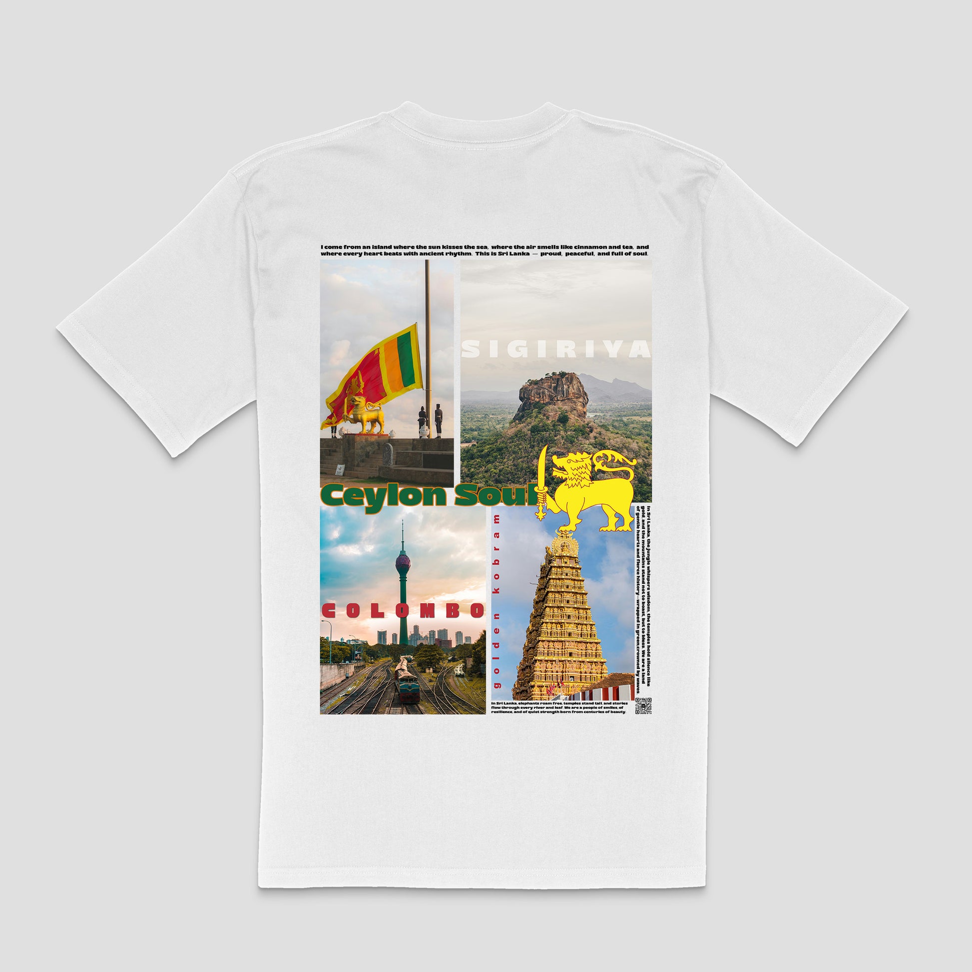 Ceylon Soul – Sri Lanka Heritage T-Shirt | Unisex | Zurayu Original
