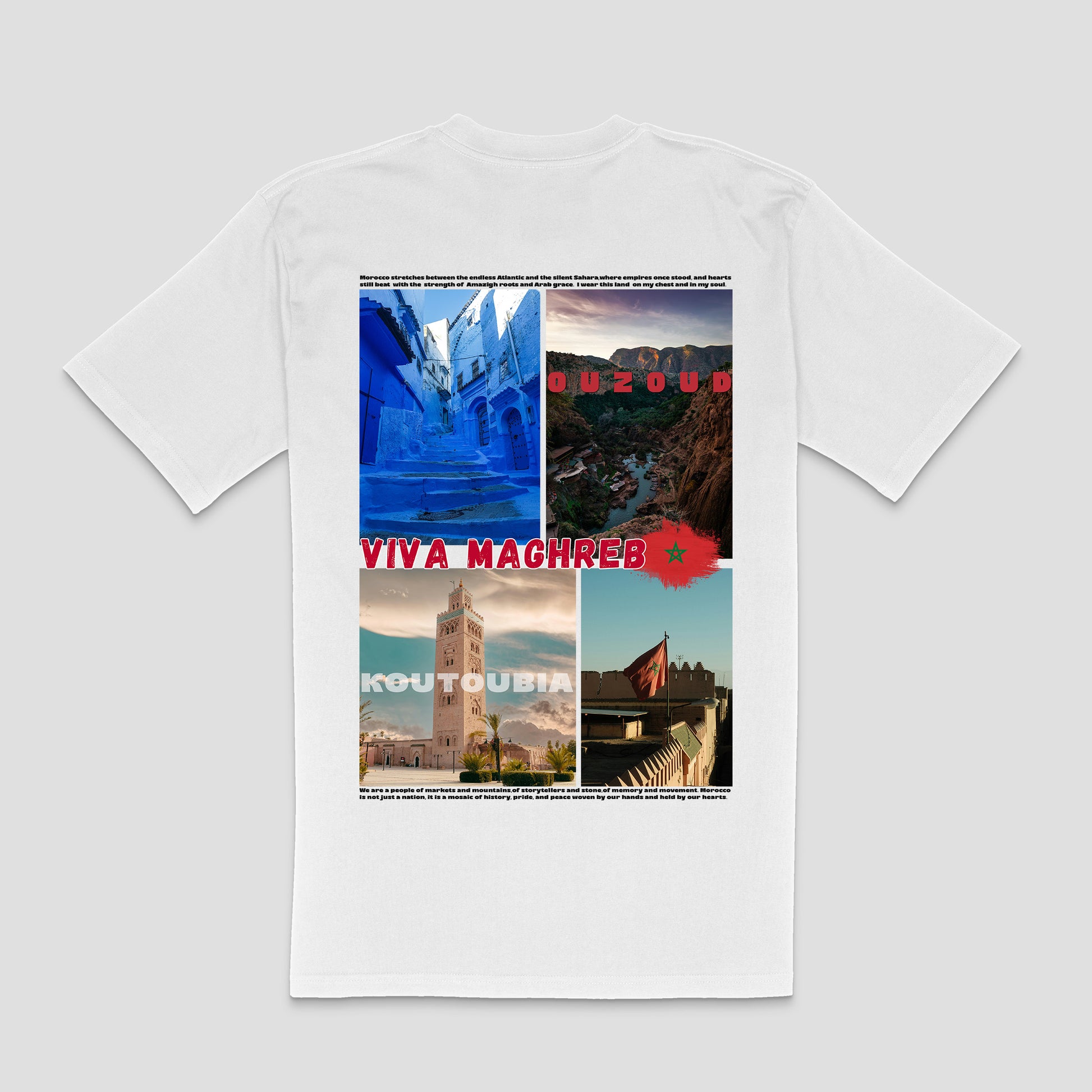 “Viva Maghreb” Morocco Heritage T-Shirt – Unisex | Zurayu Original
