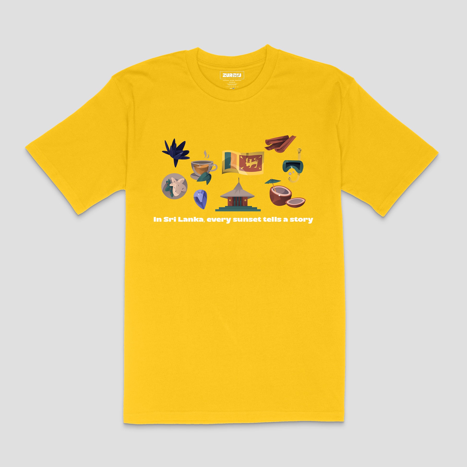 Ceylon Soul – Sri Lanka Heritage T-Shirt | Unisex | Zurayu Original