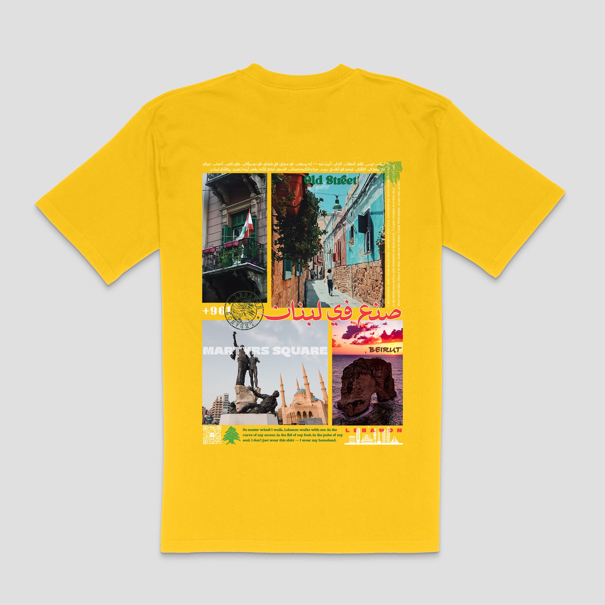 “961 Way of Life” Lebanon Skyline T-Shirt – Unisex | Zurayu Exclusive